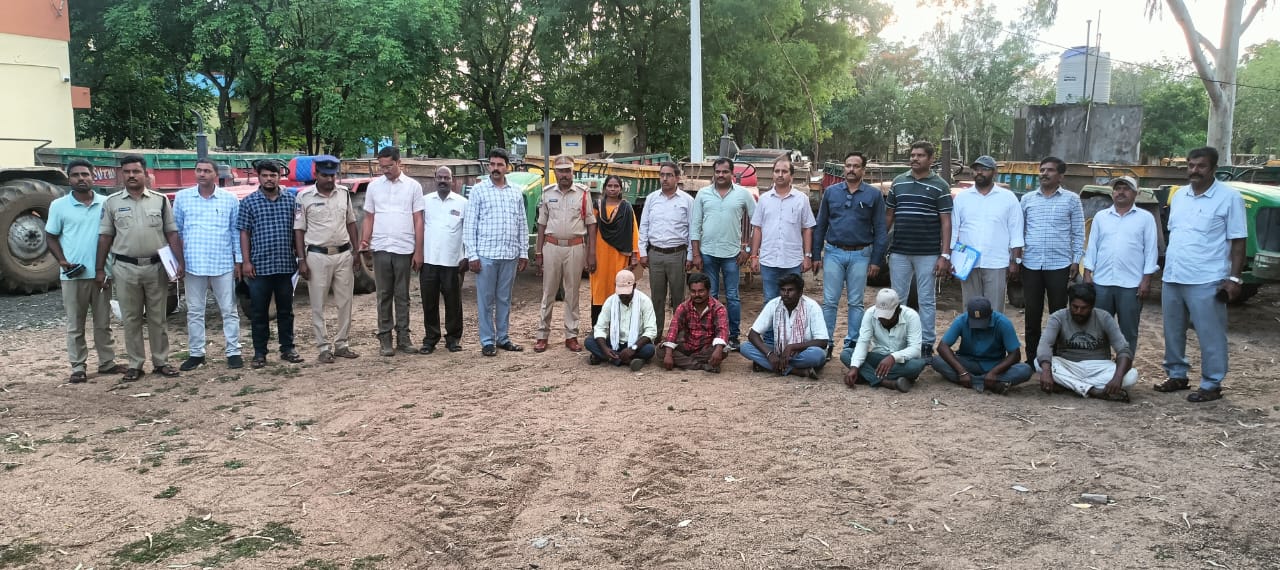 అక్రమ ఇసుక మాఫియాపై మైనింగ్ విజిలెన్స్ ఉక్కుపాదం..!